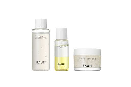 Get a special gift with purchase of BAUM product over 18,000 yen