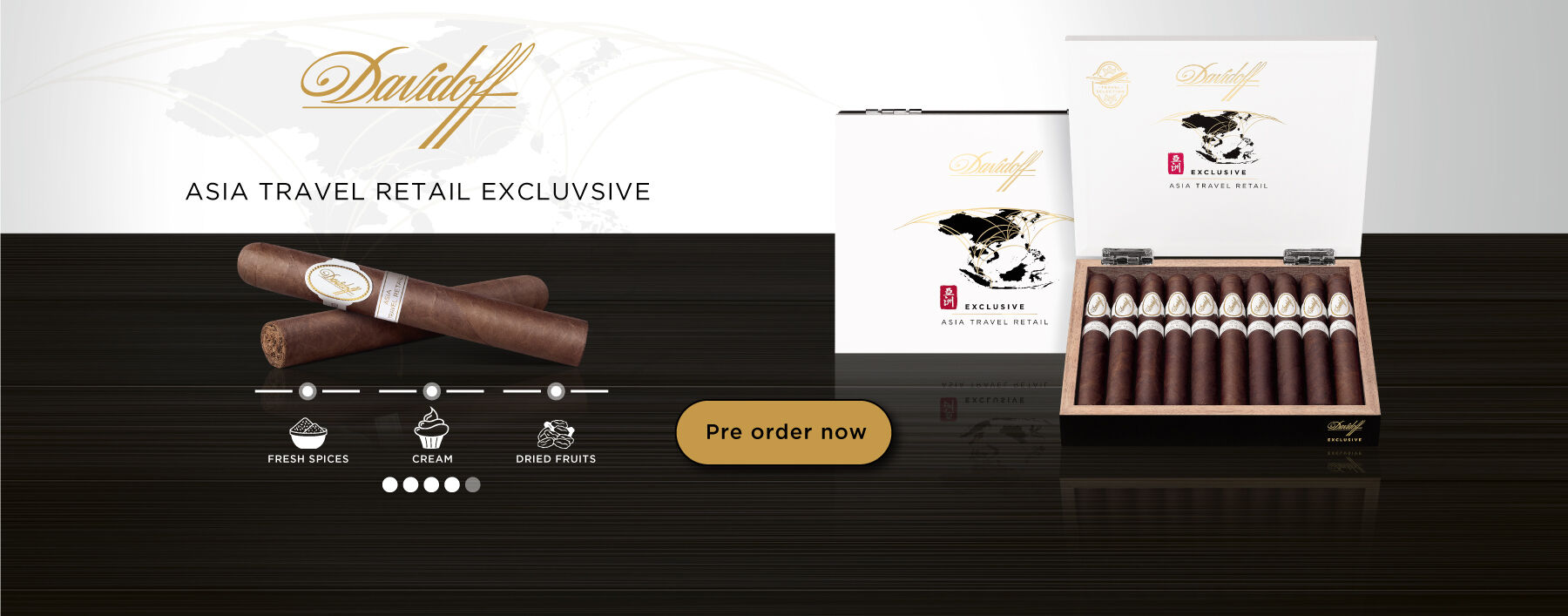 DAVIDOFF EXCLUSIVE TRAVEL RETAIL ASIA - 10'S