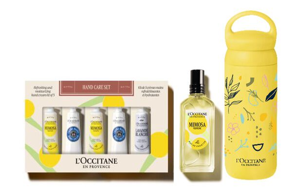 L'Occitane | 関西国際空港限定ヴァーベナ　ミモザシリーズをセットでお買い上げのお客さまへプレゼント