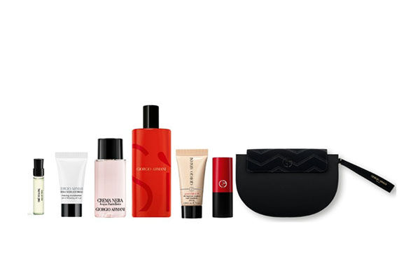 阿瑪尼美妝 | 購買至少一件阿瑪尼美妝指定商品，即可獲贈禮品套裝