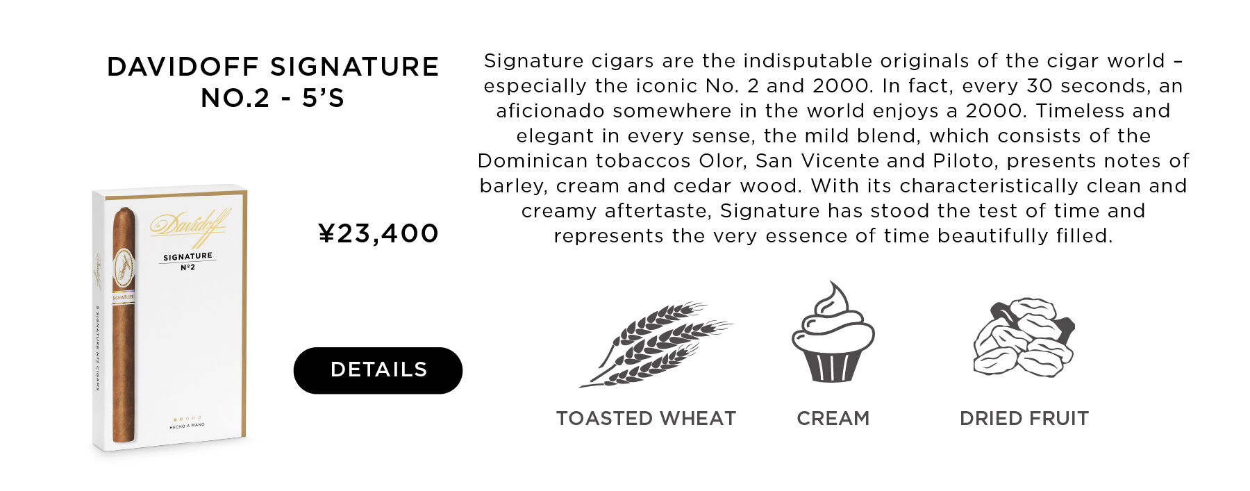DAVIDOFF SIGNATURE NO.2 - 5'S