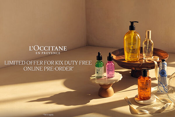 L'OCCITANE | Limited Offer for KIX DUTY FREE Online Pre-order Amande Sublime Body Care Set