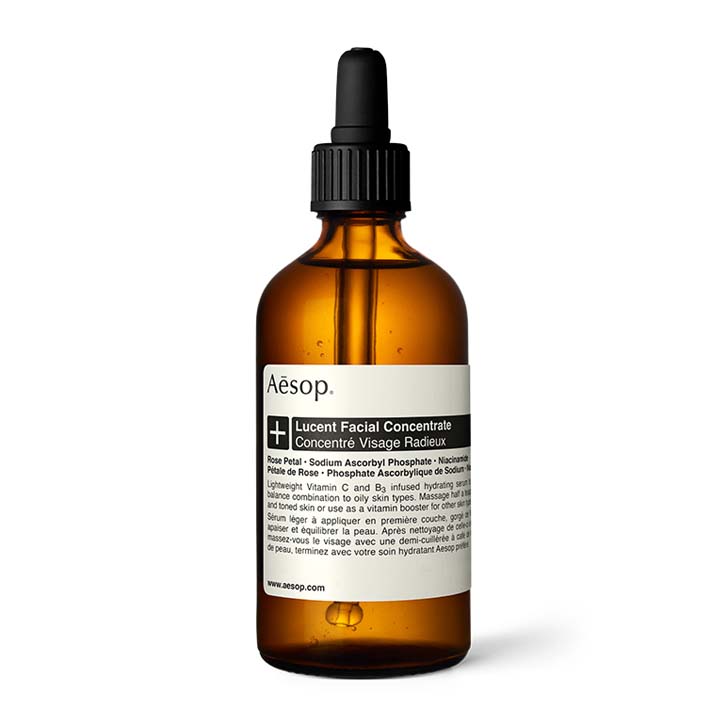 新品・未使用　Aesop ルーセント フェイシャル エッセンス　保存袋付 ルーセント フェイシャル エッセンス 100mL