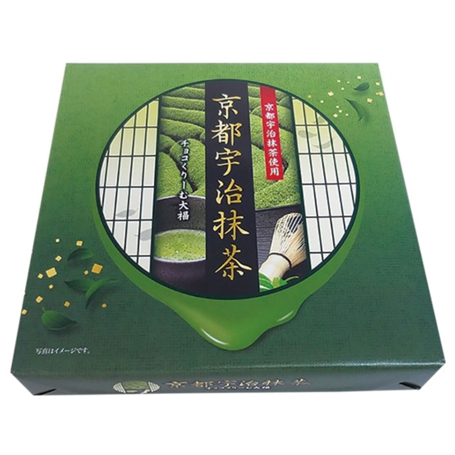 京都宇治抹茶巧克力奶油大福