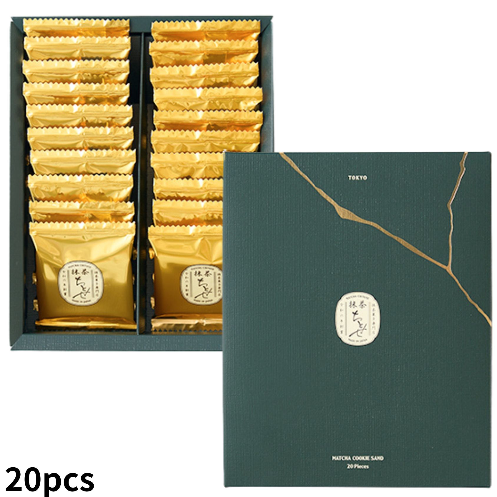 抹茶クッキーサンド20枚