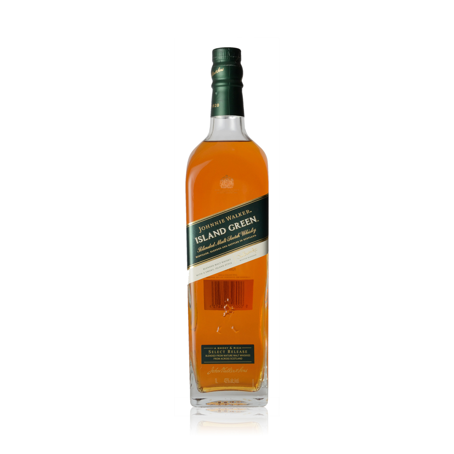 Amazon.co.jp: Johnny Walker Island Green 43° 1000ml (1L