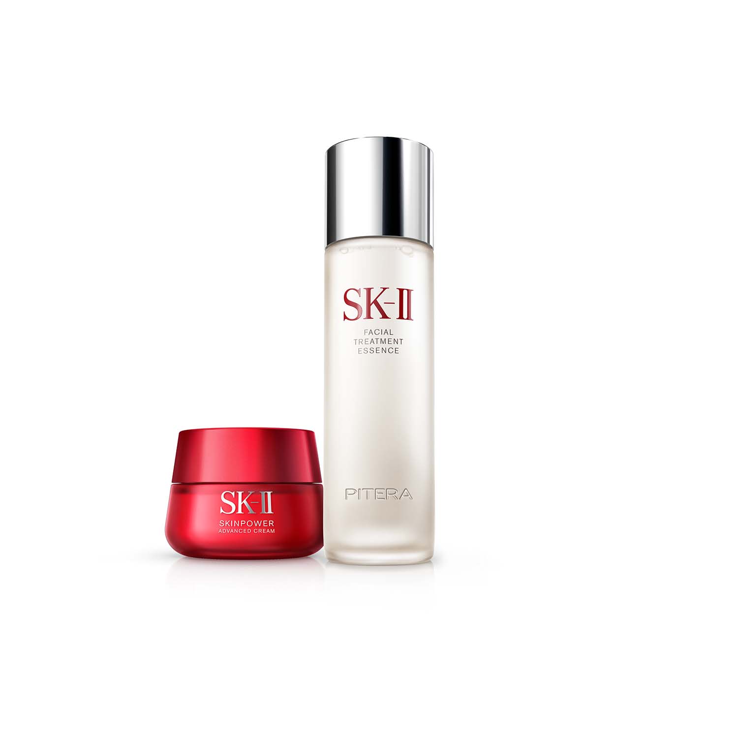 SK-II フェイシャルトリートメントエッセンス＆スキンパワーアドバンストクリームセット
