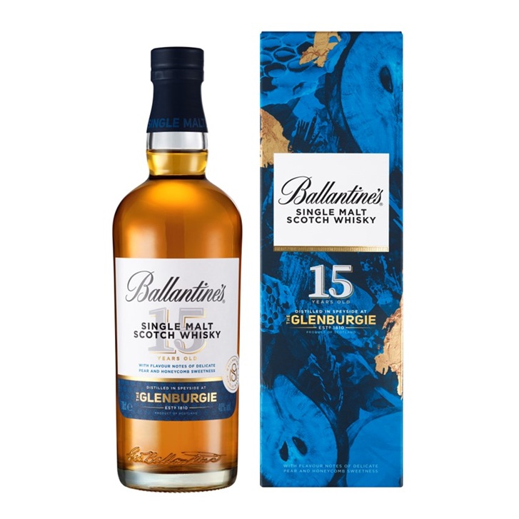 Ballantine's Glenburgie 15年 700ml BALLANTINE'S 15 YEARS OLD SINGLE MALT GLENBURGIE 700ml