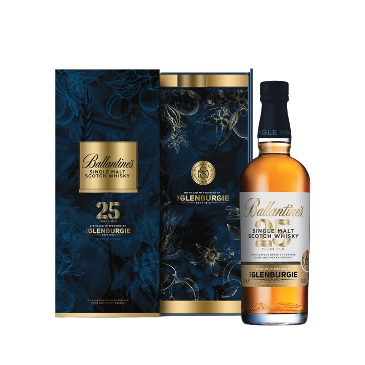 BALLANTINE'S 25YO SINGLE MALT GLENBURGIE