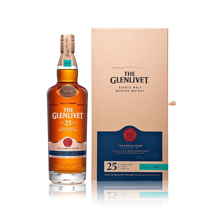 ザ・グレンリベット 25年 シングルモルトウィスキー 700ml