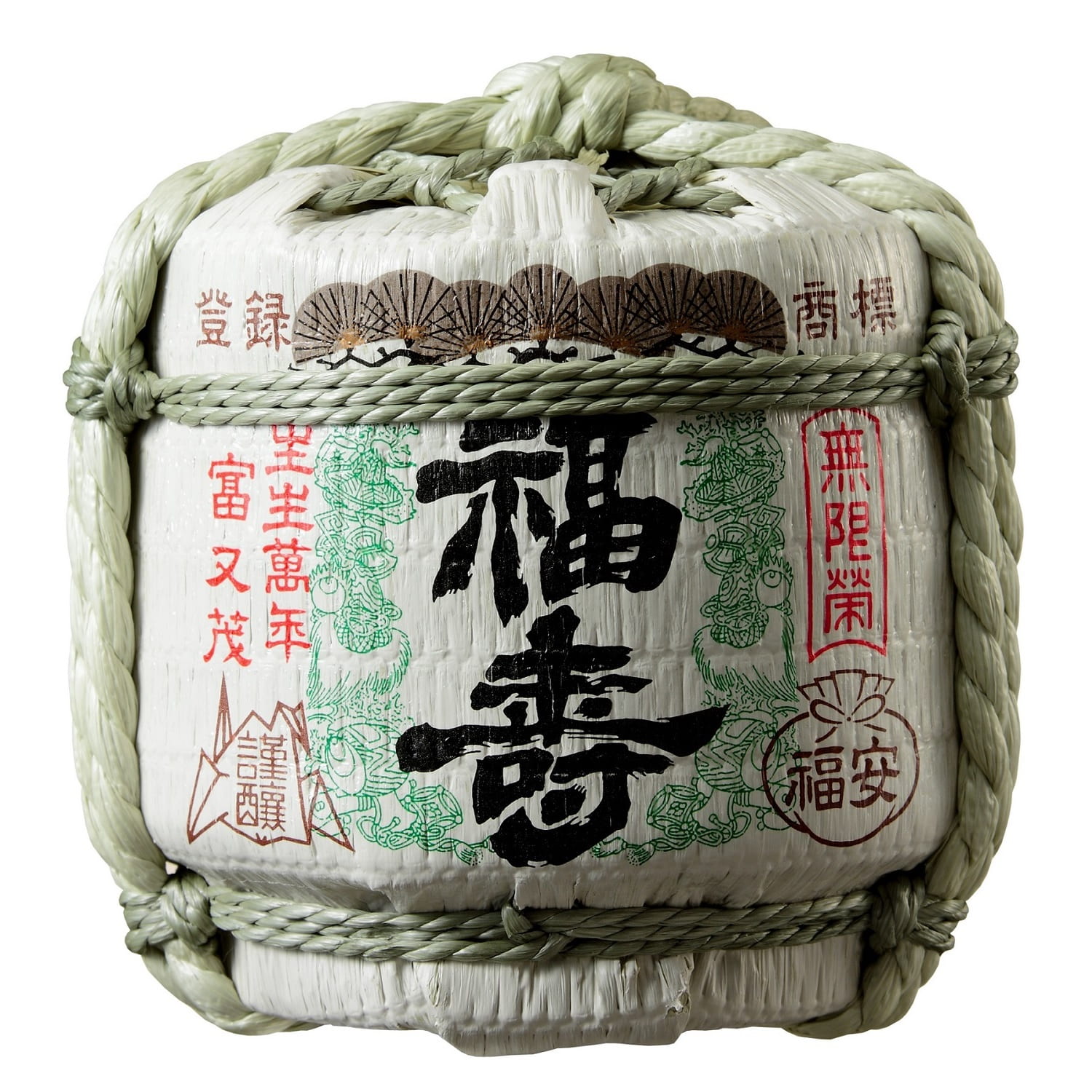 神津　酒樽① 福寿 ミニ菰樽 300ml