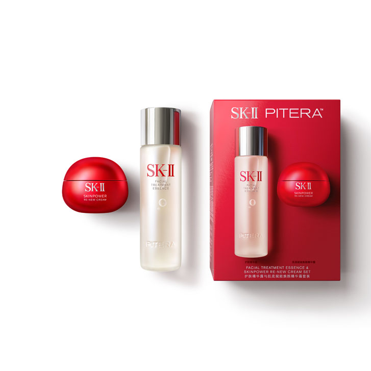 SK-II スキンパワーエッセンス・クリームセット フェイシャル トリートメント エッセンス & スキンパワー リニュー