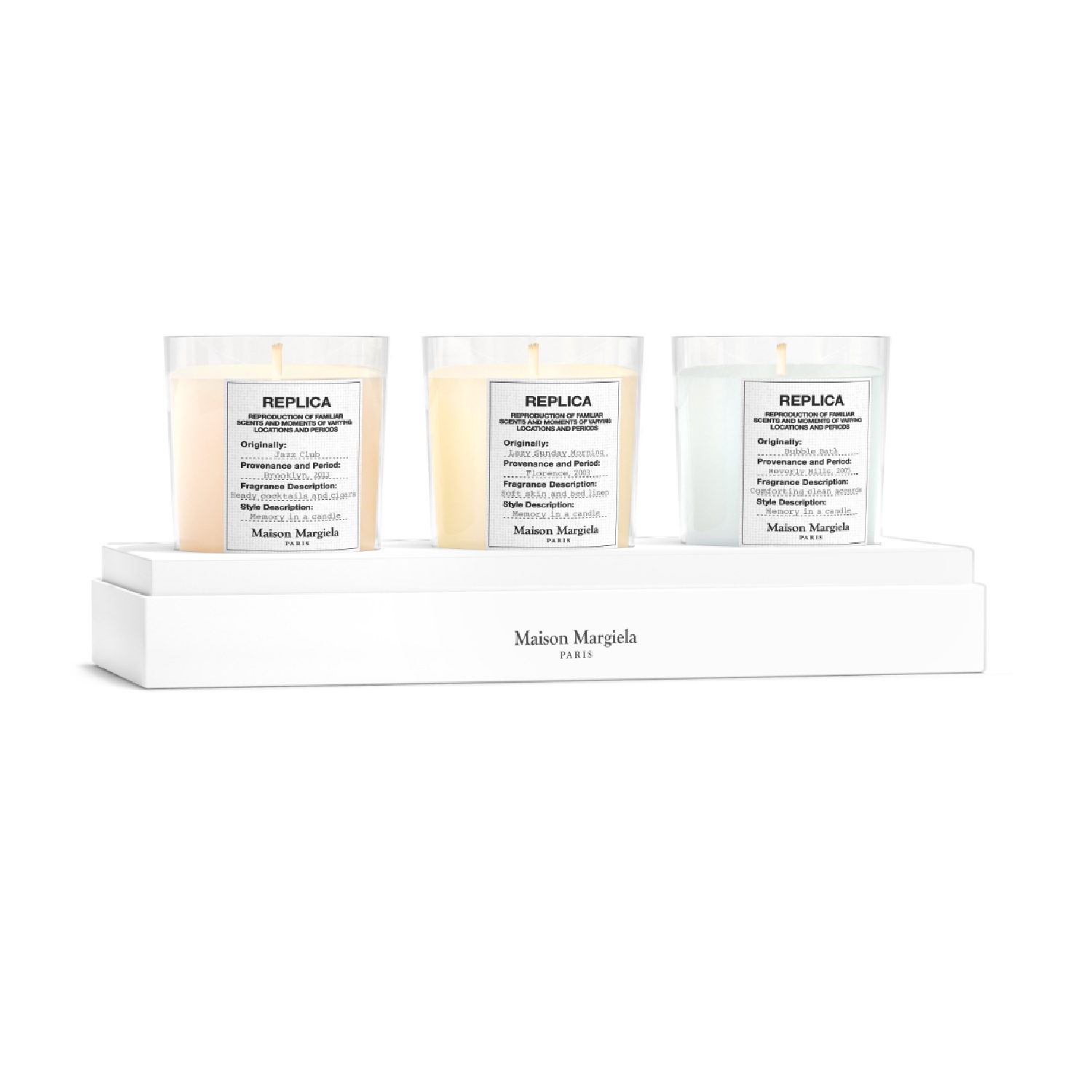 MAISON MARGIELA REPLICA COZY AT HOME CANDLE SET
