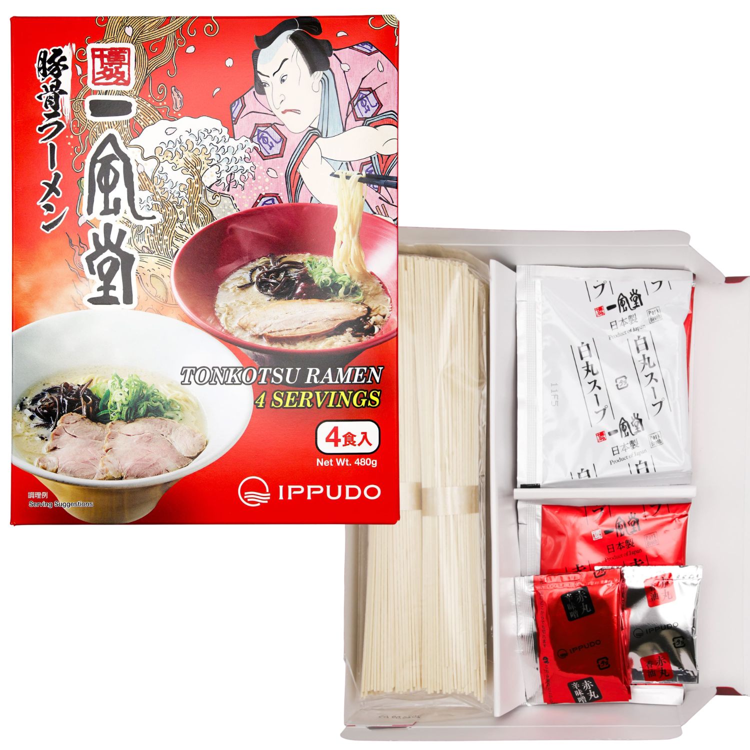一風堂豚骨ラーメン4食 - 【公式】関西国際空港 直営免税店 出発前 