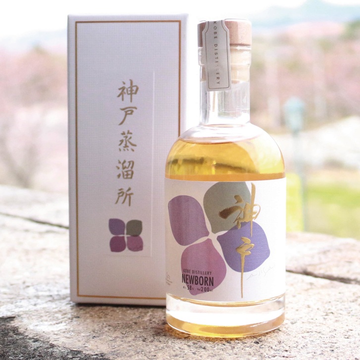 NEWBORN ASAKA DISTILLERY2016　62.9% Kobe Distillery AJISAI single malt NEWBORN 2024 200ml