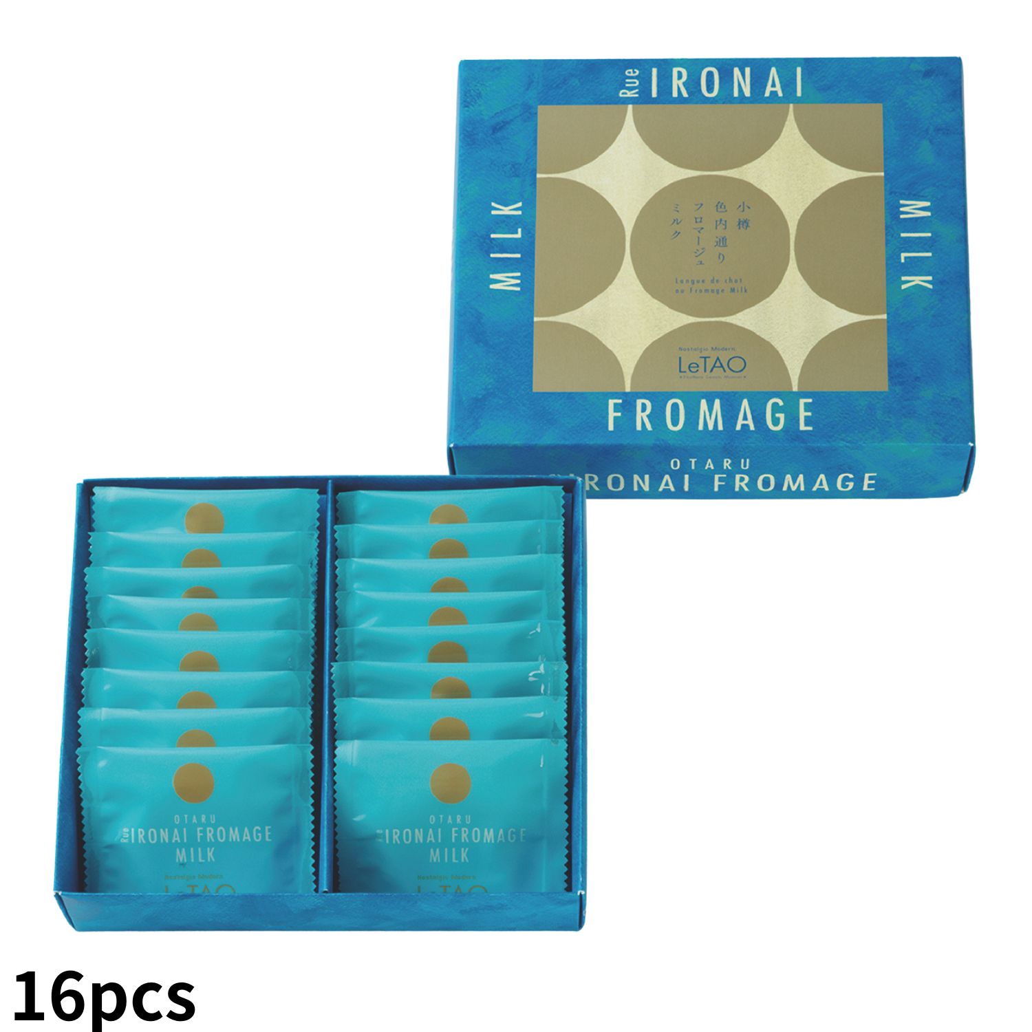 小樽色内通りフロマージュミルク 16枚入り
